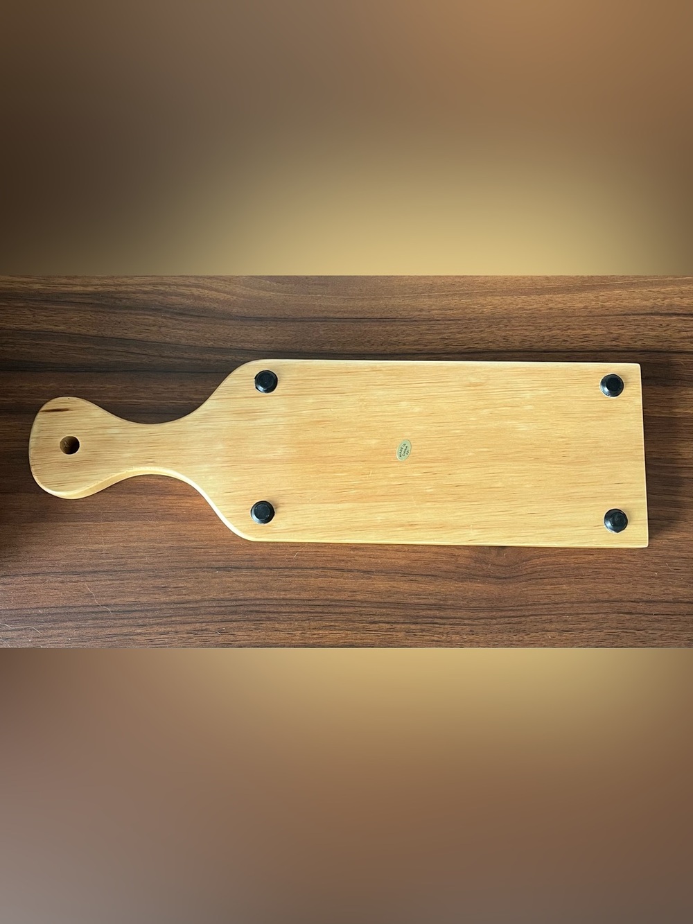 Wooden Fruit-Panel Serving Paddle - Natural - Picture 3 of 3